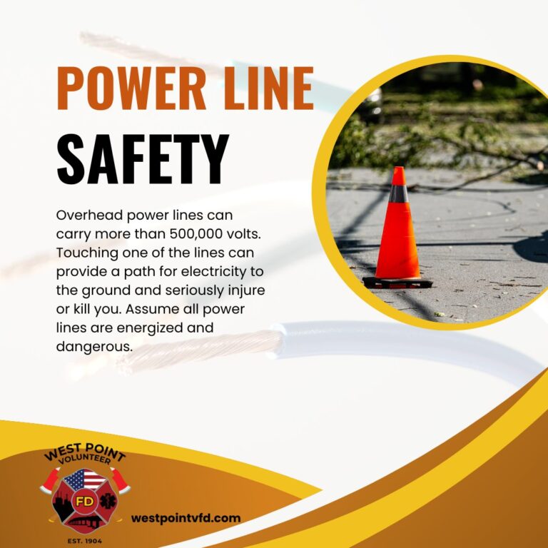 Power Line Safety - Overhead powerlines can carry more than 500,000 volts. Touching one of the lines can provide a path for electricity to the ground and seriously injure or kill you. Assume all power lines are energized and dangerous.